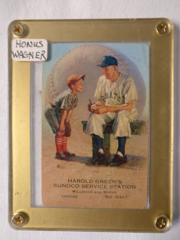 Vintage 1953 Honus Wagner Playing Card - 6 of Diamonds