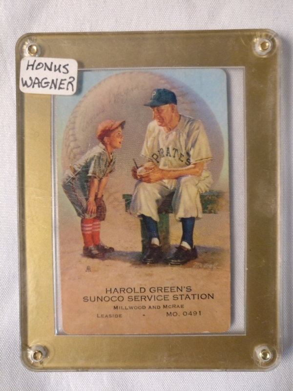 Vintage 1953 Honus Wagner Playing Card - 5 of Hearts