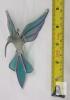 Vintage Metal & Stain Glass Hummingbird Outdoor Garden Art Suncatcher. - 4