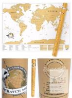 New Luckies of London Scratch Map , Fun Visual To Mark Where You've Traveled , 32.6" &times; 23.4"