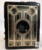 Kodak Brownie Junior Six-20 Box Camera, 620 Film, Art Deco Design, with Leather Case - 2