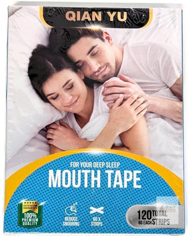 NEW QIAN YU Mouth Tape 120 Strips (2 x 60) Snore Reduction Sleep Aid, Hypoallergenic