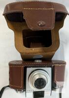 Kodak Pony II 35mm Film Camera, Anastar 44mm f/3.9 Lens, Case & Strap, 1957&ndash;62, Guide Card