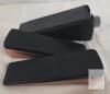 NEW Techoln Set of 3 Non-Slip Rubber & Copper Door Stops, Stackable Wedge, Fits Up to 1.2" Gap