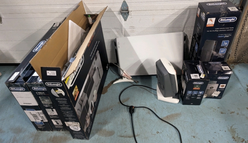 8 Delonghi Heaters - As is