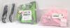 HPETHF Dog Harness & Leash Set, XS Green & M Pink, Adjustable No Pull Mesh, Small/Medium Dogs, New