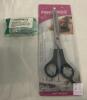 FENG LASS Thinning Hair Scissors 6" & 2x Egg Brush Egg Cleaners Green, X0046NQPYN, New In Box - 3