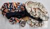 2 New sz O/S Hat Hut Satin Sleeping Bonnets & Hair Tie Sets