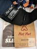 2 New sz O/S Hat Hut Satin Sleeping Bonnets & Hair Tie Sets - 2