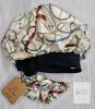 2 New sz O/S Hat Hut Satin Sleeping Bonnets & Hair Tie Sets - 3