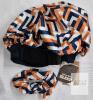 2 New sz O/S Hat Hut Satin Sleeping Bonnets & Hair Tie Sets - 4