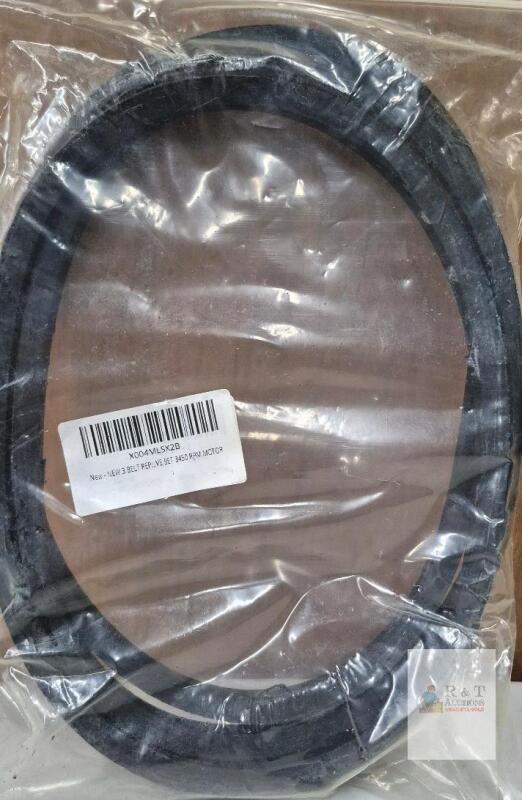 NEW 3 Pack V-Belt Replacement Set, Fits 3450 RPM Motors, 20.75" Length, 0.5" Width, Lot X004MLSX2B
