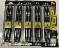new Pilot G2 Premium Gel Roller Bold 1.0mm Black Ink Pens, 10 Count, Refillable, Comfort Grip, BG212BLK