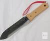 New - Nisaku NJP651 Sansaibori Special Edition HRC58 Japanese Hardened Stainless Steel Hori Weeding & Digging Knife, 7.25-Inch Blade-5.25-Inch Wood Handle, w/Premium Leather Sheath - 3