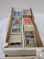 1991 Topps & UD MLB Baseball , Desert Storm & Nolan Ryan Trading Card Singles in Double Long Box .
