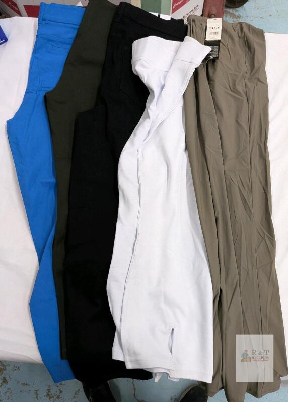 5 New Pairs of Women's Pants 1x-16-18-18r