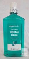 NEW Amazon Basics Pre-Brush Dental Rinse Green Mint 24oz,