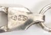 Sterling Silver Figaro Chain Necklace 20&rdquo; 4.5mm, 925, MD28V MEX Hallmark, Lobster Clasp - 6