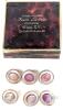 Antique Franz Lechner Vienna 6-Piece Mother-of-Pearl Shirt Stud Set, Original Box, ca. 1900-1940s <br/>Very Old (Presumed Antique) Shirt Buttons in German Watch Packaging