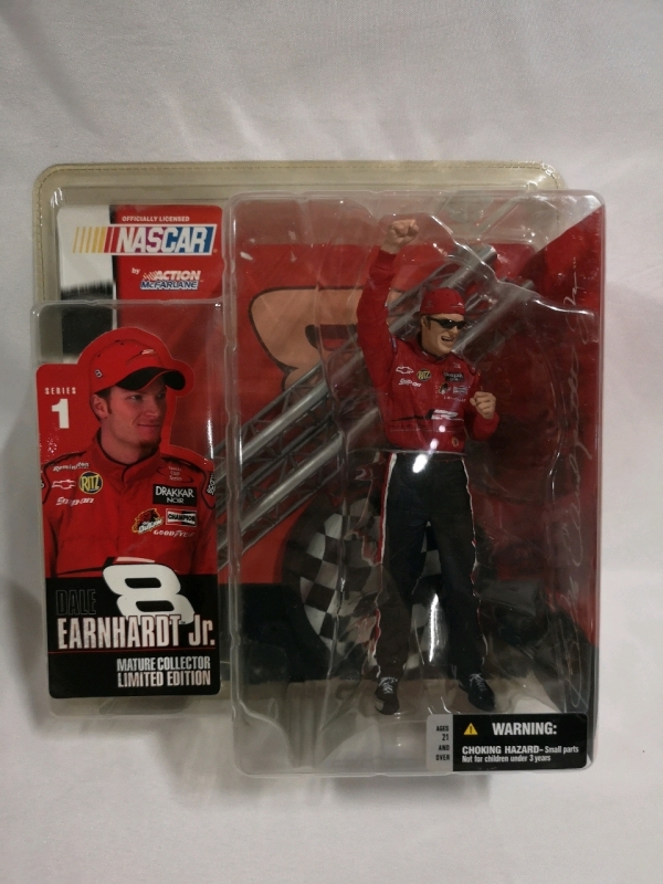 New NASCAR Dale Earnhardt Jr #8 Figure by Action McFarlane