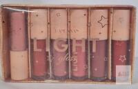 NEW HANDAIYAN Light Lipgloss Set, 6 Tubes, 0.72 fl oz, Sealed, Lot LR0510524J, Exp 09/2027
