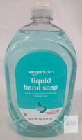 Amazon Basics Liquid Hand Soap Mango & Coconut Water Scent, 50 fl oz, Triclosan Free, Exp 2028