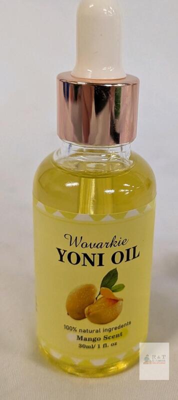 Wovarkie Yoni Oil, Mango Scent, 1 fl. oz (30ml), 100% Natural Ingredients, Feminine Hygiene
