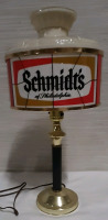 Vintage Schmidt's Beer Lamp