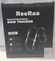 ReeRaa Twister Arm Trainer SBXLQ Black Gold, 22-440 lbs Adjustable Resistance, Double Spring