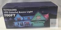 INZIDOL 200FT LED Colorful Permanent Outdoor Eaves Lights, Multi-Color, FCC/CE/RoHS, X004QYCVD1