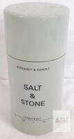 SALT & STONE Bergamot & Hinoki Natural Deodorant Stick, 2.6 oz (75g), Aluminum-Free, Made in USA
