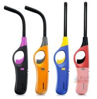 4 New Pack Candle Lighter Long Lighters, Refillable Butane Lighters for Candle Camping Fireplace Party BBQ Grill(No Fuel)