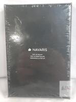 Navaris Pop-up Wallet RFID Protected, Aluminum/PU Leather, Red, Holds 10 Cards, New Sealed