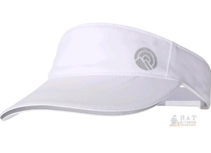 Outdoor Essentials White Running Visor, Adjustable, Lightweight, Polyester, X002X9EID7