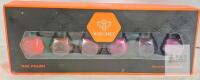 NEW Modelones Nail Polish Set, 6 Colors, 5ml Each, Hexagonal Bottles, Boxed, Batch AB30201064LA