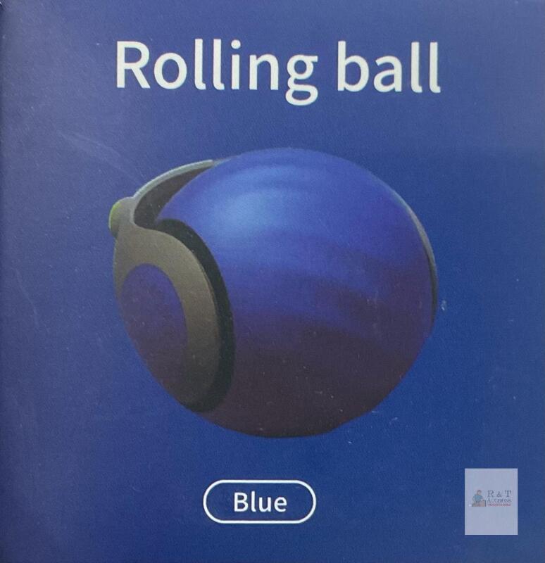 Jefuzh Speedy Tail 2.0 Interactive Rolling Ball Pet Toy, Blue, USB-C Rechargeable, SKU X004H78HQR