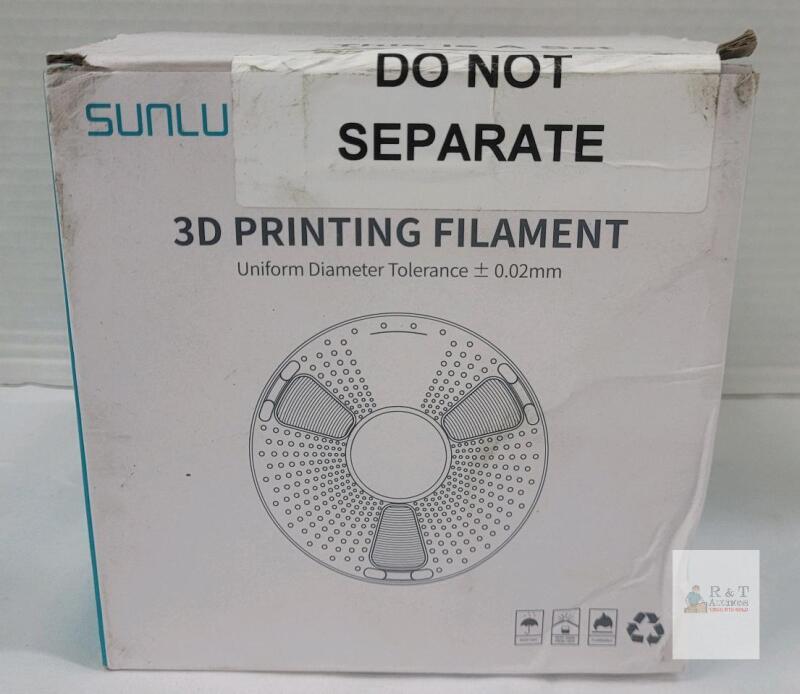 SUNLU Matte PETG 3D Printer Filament, 1.75mm, White, 0.25kg x 4 Spools, Tangle-Free, X004PM9WM7
