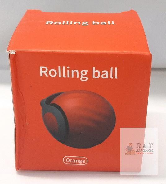Rolling Ball Cat Toy, Orange, Speedy Tail 2.0, 150mAh Battery, USB-C, Replaceable Tail, X004H72EDT