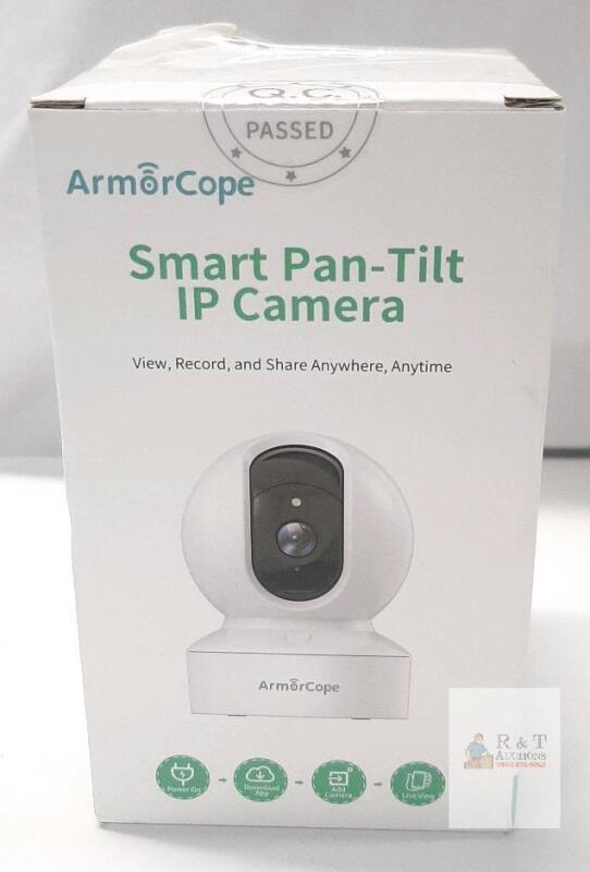 ArmorCope Smart Pan-Tilt IP Camera, Full HD 1080p, Wireless, Night Vision, AI Analysis