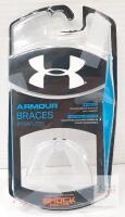 Under Armour Armour Braces Strapless Mouthguard by Shock Doctor, Clear, Universal Fit, Original Box