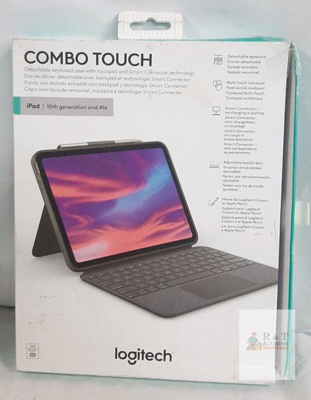 Logitech Combo Touch Detachable Keyboard Case for iPad 10th Gen, Trackpad, Oxford Gray, BOBJYR1Z6N