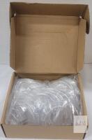 25 Clear Plastic Pin Back Button Badges, 2.36" Diameter, DIY Customizable, New, X004PNRRH3