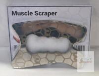 Bynatic Stainless Steel Muscle Scraper, Ergonomic Grip, Myofascial Release Tool