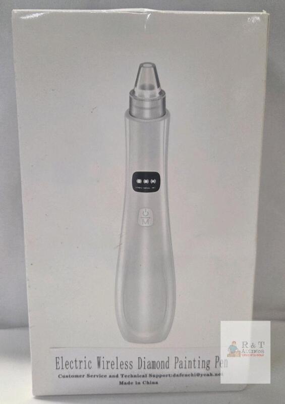 DAFENCHI Electric Wireless Diamond Painting Pen, 3 Speed Modes, USB Rechargeable, Extra Tips