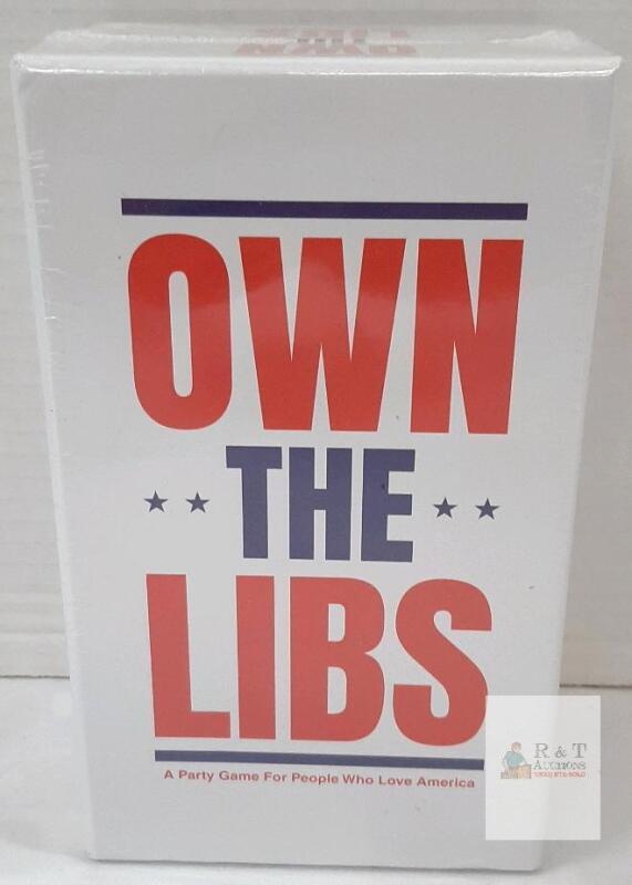 NEW OWN THE LIBS Card Party Game by ROR Games, 300 Cards, Political Humor, 3+ Players, UPC 655457951407