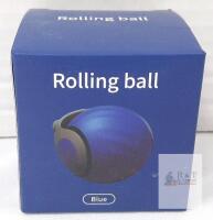Jeluzu Speedy Tail 2.0 Interactive Rolling Ball Cat Toy, Blue, Rechargeable, 150mAh, Type-C