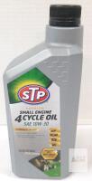 STP 4-Cycle Small Engine Oil SAE 10W-30 Synthetic Blend, 1 Quart, Model 25230, USA