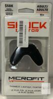 Shock Doctor Microfit Adult Mouthguard Black 11+, Ultra-Thin, Custom Fit