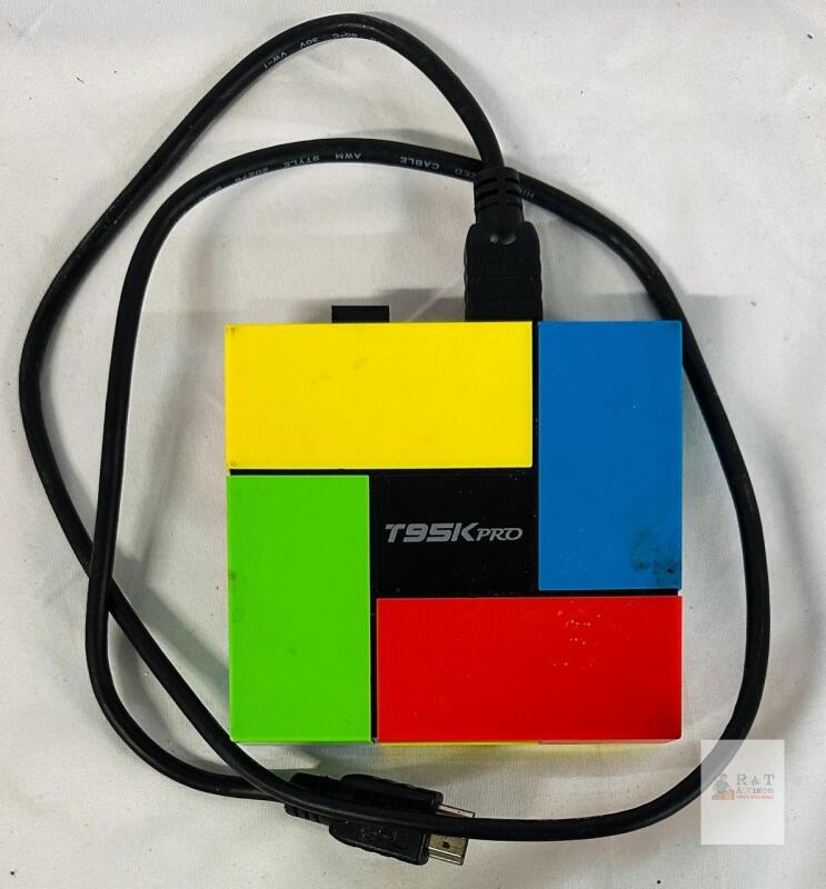 T95K Pro Android TV Box, Amlogic S912, 2GB RAM, 16GB Storage, HDMI, Optical, Multicolor Design AS IS