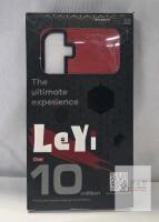 LeYi Red+Black Protective Phone Case for Samsung Galaxy S23 FE, Shockproof, Slim Fit